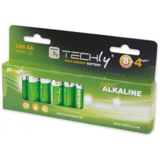 Techly Baterie alkaliczne LR06 AA 12szt, (IBT-LR06T12B)