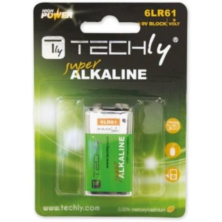 Techly Baterie alkaliczne LR61 9V 1szt, (IBT-LR61T9V)