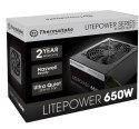 Thermaltake Litepower II Black 650W (Active PFC, 2xPEG, 120mm, Single Rail)