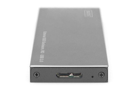 Digitus Obudowa zewnętrzna USB 3.0 na dysk SSD M2 (NGFF) SATA III, 80/60/42/30mm, aluminiowa