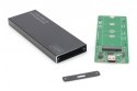 Digitus Obudowa zewnętrzna USB Typ C na dysk SSD M2 (NGFF) SATA III, 80/60/42/30mm, aluminiowa