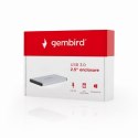 Gembird Obudowa dla dysków 2.5 USB3.0/aluminium/srebrna