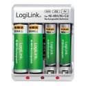 LogiLink Ładowarka do akumulatorów Ni-Mh, Ni-Cd, AA, AAA, 9V