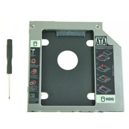 Qoltec Kieszeń na drugi dysk 2.5 HDD | 12,7mm