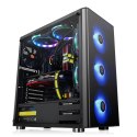 Thermaltake Obudowa V200 Szkło hartowane RGB Czarna