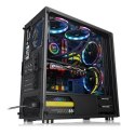 Thermaltake Obudowa V200 Szkło hartowane RGB Czarna