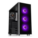 Thermaltake Obudowa V200 Szkło hartowane RGB Czarna