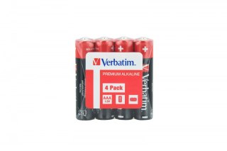 Verbatim Bateria alkaliczna LR3 (AAA)(4szt.) shrink