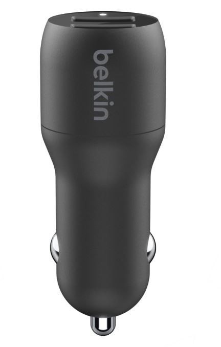 Belkin Ładowarka samochodowa Dual USB-A Car Charger 12W x2 czarna