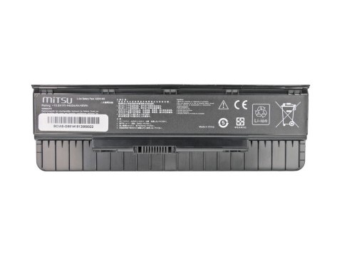 Mitsu Bateria do Asus G551, G551J, G551JM 4400 mAh (49 Wh) 10.8 - 11.1 Volt