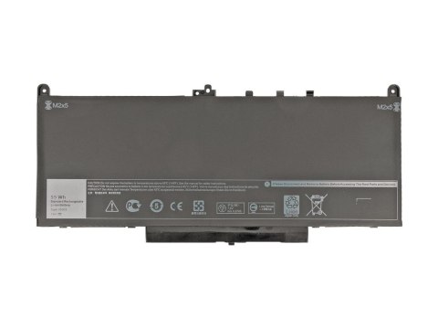 Mitsu Bateria do Dell Latitude E7270, E7470 7200 mAh (55 Wh) 7.4 - 7.6 Volt