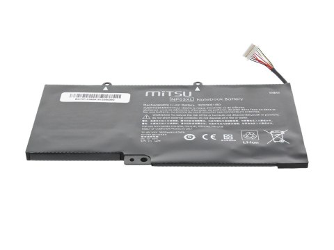 Mitsu Bateria do HP Pavilion X360 13-A, 13-B, 15-U 3800 mAh (43 Wh) 11.4 Volt