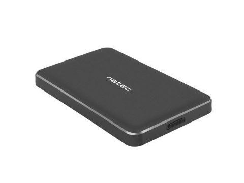 Natec Kieszeń zewnętrzna HDD/SSD Sata Oyster Pro 2,5cala USB 3.0 czarna aluminium slim