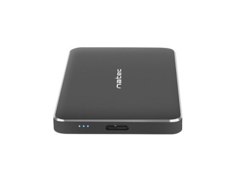 Natec Kieszeń zewnętrzna HDD/SSD Sata Oyster Pro 2,5cala USB 3.0 czarna aluminium slim