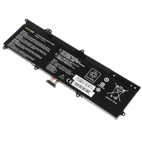 Green Cell Bateria do Asus X201E C21-X202 7,4V 4,5Ah