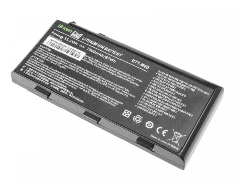 Green Cell Bateria do MSI GT60 GT70 BTY-M6D 11,1V 7,8Ah