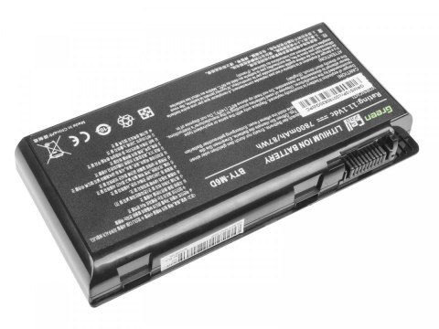 Green Cell Bateria do MSI GT60 GT70 BTY-M6D 11,1V 7,8Ah