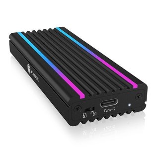 IcyBox IB-1824ML-C31 Obudowa M.2 NVMe z oświetleniem RGB