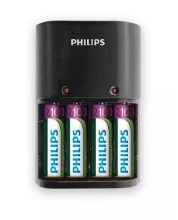 Philips Ładowarka 1/4 x AA/AAA 170/80 mA, 220/240V, 4 x AA 2100 mAh