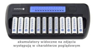 EverActive Ładowarka procesorowa NC-1200 do 12 akumulatorków AA/AAA