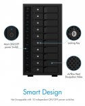 IcyBox Obudowa IB-3810-C31 10x HDD Single System dla 3,5" HDD SATA I/II/III