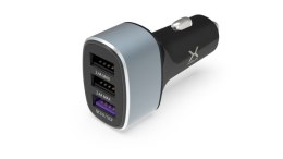 Krux Ładowarka samochodowa 3xUSB QC 3.0