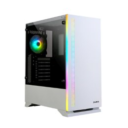 Zalman Obudowa S5 WHITE ATX Mid Tower PC Case RGB fan TG