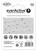 EverActive Akumulator 6F22/9V Ni-MH 320 mAh 1 szt. ready to use