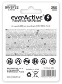 EverActive Akumulatorek 6F22/9V NI-MH 250 mAh 1 szt. ready to use