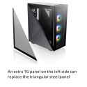 Thermaltake Obudowa - Divider 500 ARGB Tempered Glass - Czarna