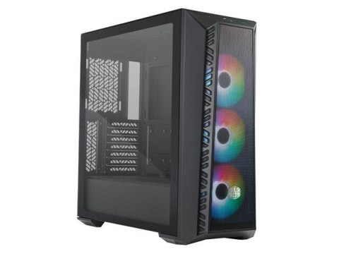 Cooler Master Obudowa MasterBox 520 Mesh black z oknem ARGB, Czarna