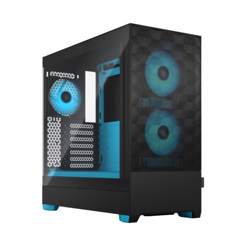 Fractal Design Obudowa Pop Air TG Clear Tint RGB cyan core