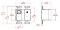 RDL Dwukierunkowy interfejs Mic/Line Dante 2 x 2 - DD-BN2ML