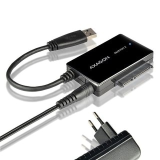 AXAGON ADSA-FP3 Adapter USB 3.2 Gen 1 - SATA 6G HDD FASTport3 (2.5", 3.5", 5.25") w tym zasilacz