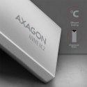 AXAGON EEM2-UG2 Obudowa zewnętrzna aluminiowa, USB-C 3.2 Gen 2 - M.2 NVMe SSD, długość 42 do 80 mm szary