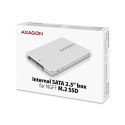 AXAGON RSS-M2SD Wewnętrzna obudowa 2.5" z interfejsem SATA do dysków SSD M.2 SATA, srebrny