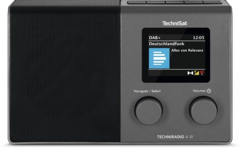 TechniSat Radioodtwarzacz Techniradio 4 IR DAB+/FM/int czarny