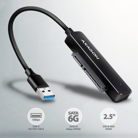 AXAGON ADSA-FP2A Adapter USB-A 5Gbps SATA 6G 2.5" HDD/SSD FASTPort2