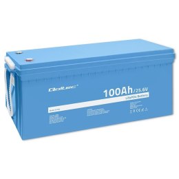 Qoltec Akumulator LiFePO4 Litowo-Żelazowo-Fosforanowy | 25.6V | 100Ah | 2560Wh | BMS