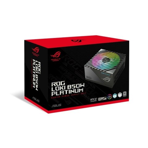 Asus Zasilacz Rog Loki SFX-L 850W Platinum 80+ Aura ATX 3.0 czarny