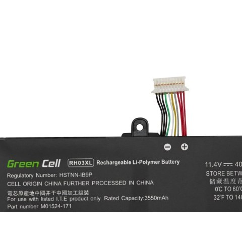 Green Cell Bateria RH03XL 11,4V 3550mAh do HP ProBook G8 430 440 450 630 650