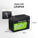 Green Cell Akumulator LiFePO4 12,8V 200 Ah 2560Wh