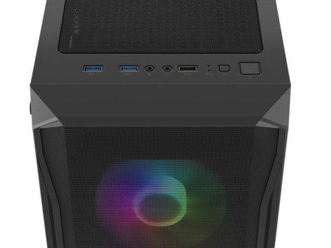 Natec Obudowa Fury Shobo SH4F RGB Midi Tower z oknem Czarna