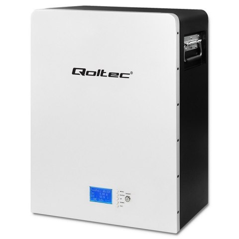 Qoltec Magazyn energii LiFePO4 | 4.8kWh | 48V | 100Ah | BMS | LCD