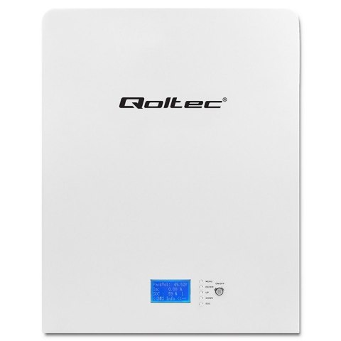 Qoltec Magazyn energii LiFePO4 | 4.8kWh | 48V | 100Ah | BMS | LCD