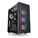 Thermaltake Obudowa - H570 Tempered Glass 3x12cm ARGB Czarna