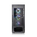 Thermaltake Obudowa - H570 Tempered Glass 3x12cm ARGB Czarna