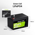 Green Cell Akumulator CUBE LiFePO4 12Ah 12V/12.8V 153.6Wh