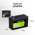 Green Cell Akumulator CUBE LiFePO4 7Ah 12V/12.8V 89.6Wh