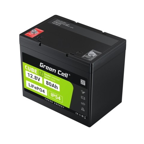 Green Cell Akumulator CUBE LiFePO4 80Ah 12V/12.8V 1024Wh